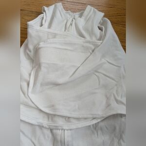 Organic Cotton White SleepSack Swaddle